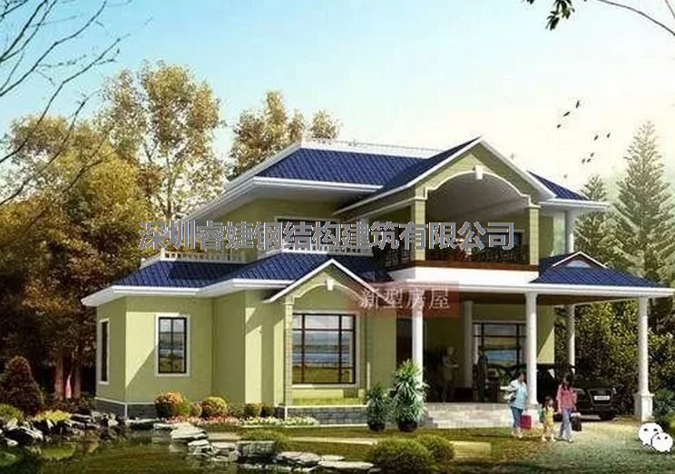 五套鄉(xiāng)間別墅小戶型，2層5臥室?guī)к噹?，超級?jīng)濟(jì)實(shí)惠（帶設(shè)計圖）(圖4)